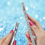 Transparent TPU Crystal Diamond Phone Cases for iPhone 8 7 6s Plus 5s SE