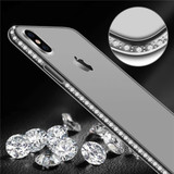 Transparent TPU Crystal Diamond Phone Cases for iPhone 8 7 6s Plus 5s SE