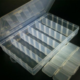 Transparent Practical Adjustable Plastic 36 Compartment Storage Box Case/ Earrings/ tool /Jewelry Display Organizer
