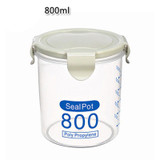 Transparent Plastic Sealed Cans Food Containers Kitchen Refrigerators Keep Fresh Storage Tanks Kitchen Storage Organizations
