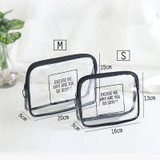 Transparent Cosmetic Bags PVC Makeup Bags Women Travel Organizer Necessary Beauty Case Lady Toiletry Bag Bath Wash Make Up Box