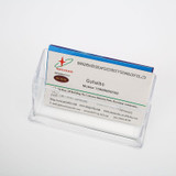 Transparent Clear Plastic Business Card Holder Desktop Counter Display Stand