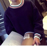 Tracksuit 2017 Fashion Autumn Sweatshirts Patchwork Striped Hoodies for Women All-match Female Hoody Harajuku Hoodie Svitshot Tracksuit 2017 Fashion Autumn Sweatshirts Patchwork Striped Hoodies for Women All-match Female Hoody Harajuku Hoodie Svitshot