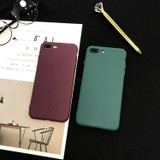 Colorful Frosted Scrub Cases for iPhone 6/7/7 Plus 8 8 Plus/X
