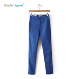 Colorful Apparel Pencil Jeans For Women  High Waist  Jeans Skinny Trousers For Women Denim Stretch Slimming Pants Lady CA05A Colorful Apparel Pencil Jeans For Women  High Waist  Jeans Skinny Trousers For Women Denim Stretch Slimming Pants Lady CA05A