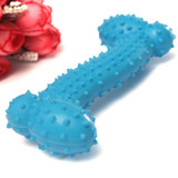 Color Random!Resistant To Bite Bone Dog Puppy Molars Rubber Ball Play For Teeth Training Thermal Plastic Rubber TPR Pet Dog Toys
