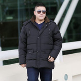 color green Men's outerwear super large down coat fashion obese long jacket hood casual plus size XL-9XL10XL11XL12XL13XL 148