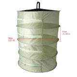 Collapsible 4 Layer Mesh Dry Net Hanging Herbal Bud Plant Clothes Drying Rack #072721#