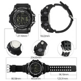 ColMi Smart Watch VS505 Pedometer, Burned Calorie, Sync Notifications of Phone Call, Message, BT4.0,Waterproof Smart Sport Watch