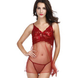COLLEER Sexy Lingerie Plus Size Lace Bralette Push Up Bra Set Underwear Women Transparent Nightwear Female Bra Sets Thongs BH