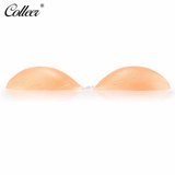 COLLEER Brand Bralette Strapless Sexy Super Push Up Bra Front Closure Invisible Silicone Bras For Women Wedding BH soutien gorge