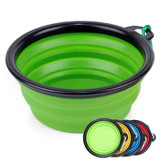 Collapsible Silicone Dog Feeding Bowls,Portable Dogs Cat Food Water Feeder Hot Pet Supplies Travel Bowls