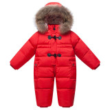 Cold Winter Costumes Baby Clothes Newborn Warm Rompers Enfant Outwear Snowsuit Fur Collar Duck Down Waterproof Jumpsuit Boy Girl Cold Winter Costumes Baby Clothes Newborn Warm Rompers Enfant Outwear Snowsuit Fur Collar Duck Down Waterproof Jumpsuit Boy Girl