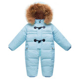 Cold Winter Costumes Baby Clothes Newborn Warm Rompers Enfant Outwear Snowsuit Fur Collar Duck Down Waterproof Jumpsuit Boy Girl Cold Winter Costumes Baby Clothes Newborn Warm Rompers Enfant Outwear Snowsuit Fur Collar Duck Down Waterproof Jumpsuit Boy Girl