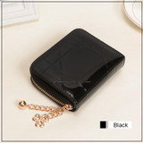 COHEART Fashion Women Wallet Soft Leather 4 colours Quality Female Wallet Small card Patent Leather Money Bag Women's Purse