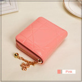 COHEART Fashion Women Wallet Soft Leather 4 colours Quality Female Wallet Small card Patent Leather Money Bag Women's Purse