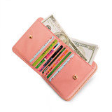 COHEART Fashion Women Wallet Soft Leather 4 colours Quality Female Wallet Small card Patent Leather Money Bag Women's Purse