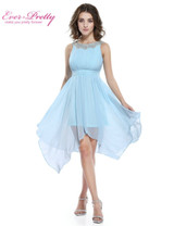 Cocktail Party  Dresses Round Neckline Summer Party Cocktail Dress 05002 New Arrival Women Elegant Cocktail Dresses