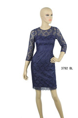 Cocktail Dresses Ever Pretty EP03792 Special Occasion Fashion Women Long Sleeve Slim Fit Elegant Lace 2017 Cocktail Dresses