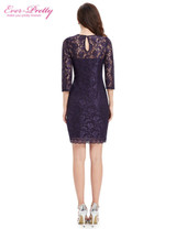 Cocktail Dresses Ever Pretty EP03792 Special Occasion Fashion Women Long Sleeve Slim Fit Elegant Lace 2017 Cocktail Dresses