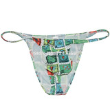 Male Briefs Men's Print Underwear Bulge Pouch Briefs Bikinis Mini Briefs