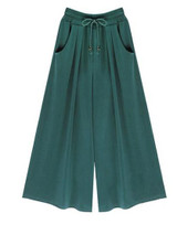 Makuluya 2017 Autumn spring summer fashion women new wide leg pants tenths pants large plus size loose casual pants Makuluya 2017 Autumn spring summer fashion women new wide leg pants tenths pants large plus size loose casual pants