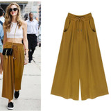 Makuluya 2017 Autumn spring summer fashion women new wide leg pants tenths pants large plus size loose casual pants Makuluya 2017 Autumn spring summer fashion women new wide leg pants tenths pants large plus size loose casual pants