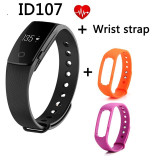 Makibes ID107 Bluetooth 4.0 smart band Smart Bracelet Heart Rate Monitor Wristband Activity Fitness Tracker
