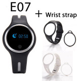 Makibes E07 Bluetooth 4.0 Sports Smart Bracelet IP67 Waterproof Fitness Tracker Smart Band Call Reminder for Android iOS