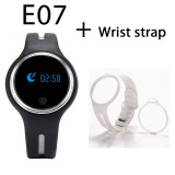 Makibes E07 Bluetooth 4.0 Sports Smart Bracelet IP67 Waterproof Fitness Tracker Smart Band Call Reminder for Android iOS