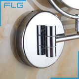 Makeup Mirrors Wall Mounted Extending Folding Single Side Mirror 3x Magnification Chrome Bath mirror Toilet Mirror