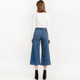 MAKEUCHIC Apparel 2017 Summer Women Pants Casual Wide Leg Female Denim Loose Trousers Streetwear Brief Style Chic Pants Lady