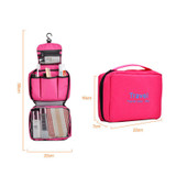 Make-up Cosmetic Bag Travel Women Toiletry Bag Men Waterproof Travel Fashion Wash Organizer Bag with Hanging Hook Large Capacity