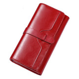 Maillusion Fashion Designer Geniuen Leather Wallets Women Hasp Long Ladies Clutch Wallets Female Purse Card Holder Phone Pocket
