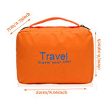 Maikoudai Portable Waterproof Cosmetic Hanging Holiday Travel Toilet Bag For Women