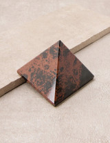 Mahogany Obsidian Pyramid