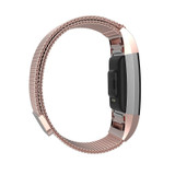 Magnetic Milanese Loop Adjustable Wrist Strap Bracelet Stainless Steel Watch Band Closure for Fitbit Charge 2