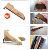 Magnet Beer Bottle Coke Juice Beverages Opener Wooden Handle Wooden Nail Environmental Magnetic Beer Bottle Opener