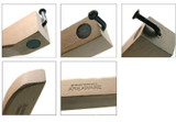 Magnet Beer Bottle Coke Juice Beverages Opener Wooden Handle Wooden Nail Environmental Magnetic Beer Bottle Opener