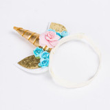 Magical Unicorn Horn Head Party Kids Hair Headband Fancy Dress Cosplay Birthday Party Headwear