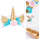 Magical Unicorn Horn Head Party Kids Hair Headband Fancy Dress Cosplay Birthday Party Headwear
