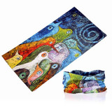 Magic Polyester Bandana Microfiber Headwear Seamless Tubular hijab Neck Tube Sports Scarf Mask Headband Motorcycle kerchief