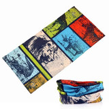 Magic Polyester Bandana Microfiber Headwear Seamless Tubular hijab Neck Tube Sports Scarf Mask Headband Motorcycle kerchief