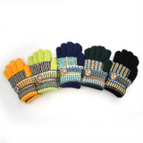 Magic gloves Stretchy cartoon Mittens Children Girls Boys Kids Knitted Gloves Winter Warmer 4 color