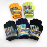 Magic gloves Stretchy cartoon Mittens Children Girls Boys Kids Knitted Gloves Winter Warmer 4 color