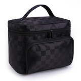 MAGGY ROUFF Woman Cosmetic Bags Striped Pattern Organizer Makeup Bag Travel Toiletry Bag Large Capacity Storage Beauty Bag