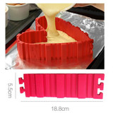 Magic Bake Snake Silicome Cake Mold Heart Shade Rectangular Round Shade Bake Snake Cake Mold Pastry Tools Kitchen Accessories
