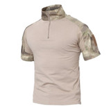MAGCOMSEN Men T-Shirts Multicam Camouflage Tactical T-Shirt Cotton Short Sleeve Top Tees Army Military Tee Shirts Paintball