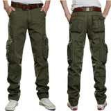 MAGCOMSEN Pants Men 2017 Man Tactical Cargo Pants Multi-pockets Military Army Loose Long Pants Trousers Man Size 42 AG-GZCS-01