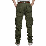MAGCOMSEN Pants Men 2017 Man Tactical Cargo Pants Multi-pockets Military Army Loose Long Pants Trousers Man Size 42 AG-GZCS-01